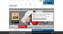 Desktop Screenshot of lacon.de